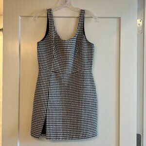 Amanda Uprichard, Size M, Houndstooth Mini Dress